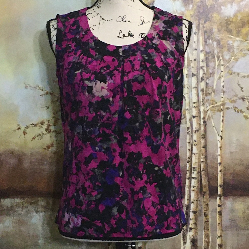 EUC KASPER, Pleated Neckline Top
